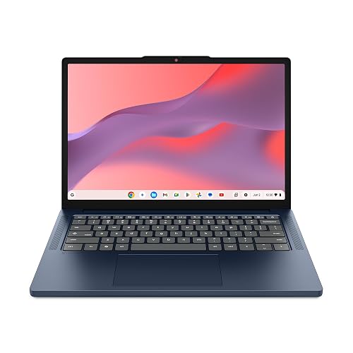 Lenovo Chromebook m 14" - Everyday Laptop - Google Gemini - MediaTek Kompanio 540 CPU - 14" WUXGA IPS Display - 8GB RAM - 64GB UFS Storage - Integrated Arm Mali-G57 MC2 GPU - Cosmic Blue