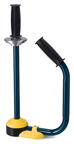WOD Industrial Strength Stretch Film Dispenser with Adjustable Handle - Fits 12", 15", and 18" Widths, Compatible with 1.5", 2", and 3" Cores, Heavy Duty Aluminum Base for Pallet Wrapping (1 Pack)