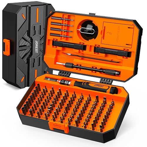 JOREST 115 in 1 Precision Screwdriver Set, Magnetic Electronics Tool Kit | Gifts for Men, Mini Repair Tool for iPhone, Macbook, PC, Laptop, Computer, Jewelers, PS5, Watch, Eyeglasses, Xbox, Switch