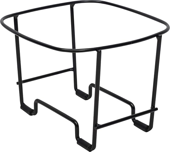 San Jamar Kleen-Pail® Vinyl Coated Stainless Wire Stand Only (for 6 Qt Bucket) Black