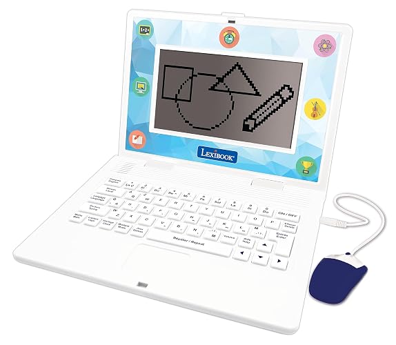 Lexibook, Educational Laptop for Kids, JC599i2 | English/Spanish, 170 activities, Languages, Mathematics, Logic