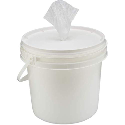 2XL Corp - 3 Gallon Empty Bucket with Lid - Reseal Sticker Included - Universal 2XL Stand Fit - Wipes Sold Separate