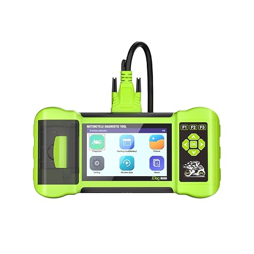TopDiag M300 Professional Motorcycle Diagnostic Instrument, Battery Tester,Support Software Upgrade and Printing,All System Diagnostic Fault Code Reader