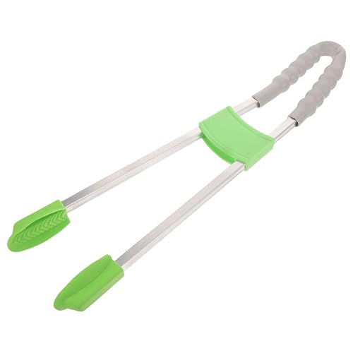 DIKACA Heavy Duty Trash Grabber Tool with Long Handle, Portable Garbage Tongs Clamp for Outdoor Litter Pickup, Sanitation Waste Picker Suitable for Janitorial Use Random Color