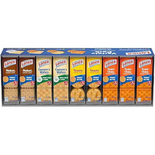 Lance Assorted Sandwich Crackers, 36 Count Variety Pack