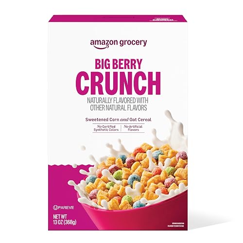 Amazon Grocery, Big Berry Crunch Cereal, 13 Oz