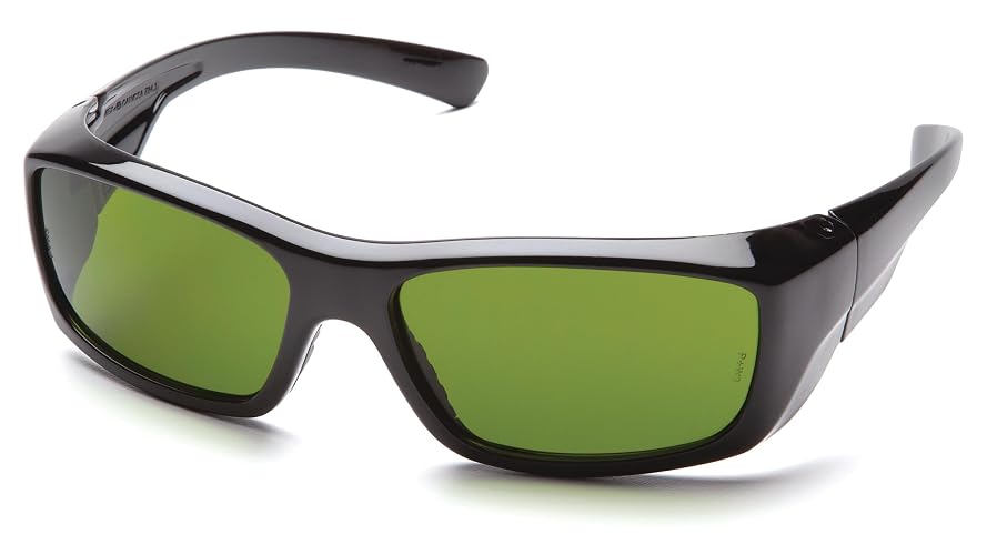 Pyramex Safety Shade 3.0 Safety Glasses, Scratch-Resistant, Black Frame, 3.0 ir Filter Lens (SB7960SF), 5.6 x 1.7 inch