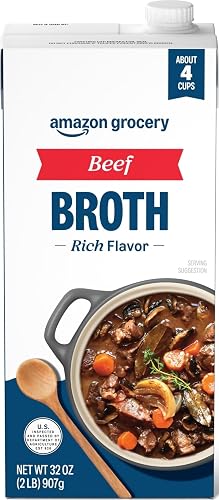 Amazon Grocery, Beef Broth, 32 Oz