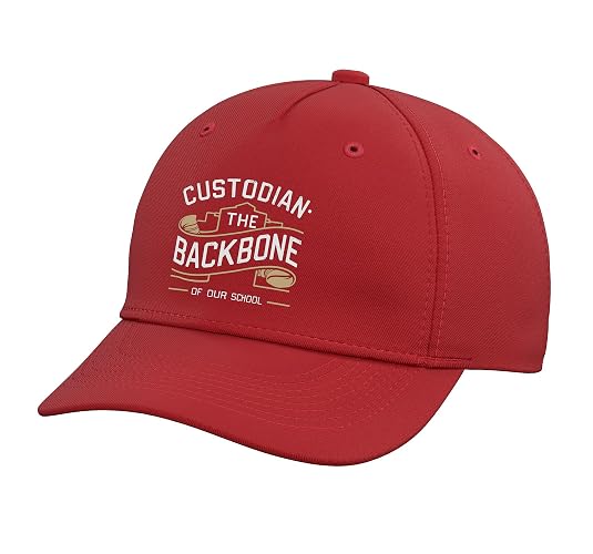 School Custodian School Staff Janitor School Sanitation Adjustable Baseball Hat