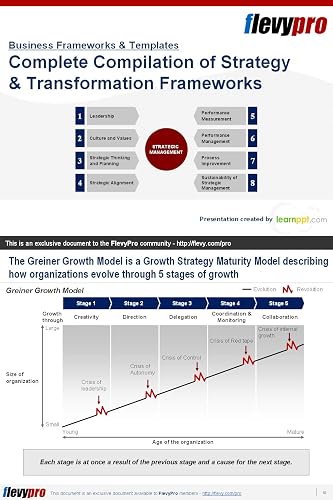 Complete Compilation of Strategy & Transformation Frameworks: Business Presentation (FlevyPro Frameworks)
