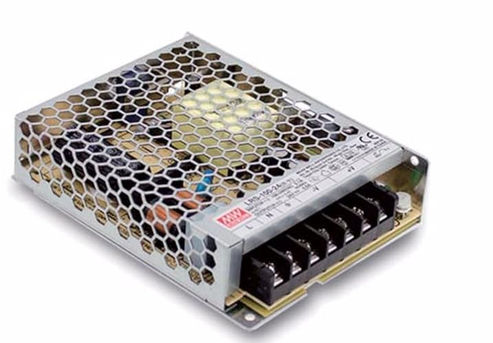 Mean Well LRS-100-24 Switching Power Supply, Single Output, 24V, 4.5A, 108W, 5.08" L x 3.82" W x 1.18" H