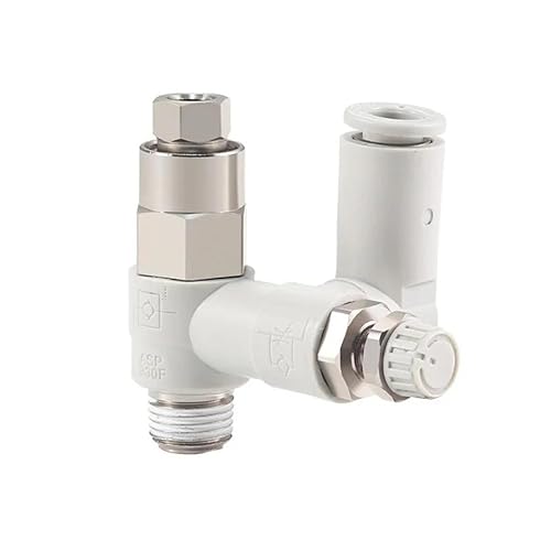 Pilot Check Valve Speed Control Valve ASP330/430/530/630F Airflow Regulator | Precise flow control, compact design, reliable pilot check valve for pneumatic systems(ASP430F-02-06S)