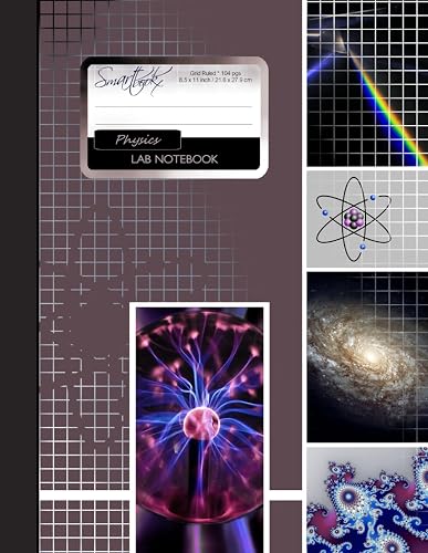Lab Notebook: For Physics Laboratory Research or College Students (104 NON DUPLICATE pages | 8.5 x 11" Softback | Science Composition Notebooks)