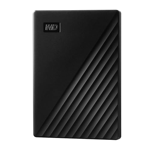 WD 2TB My Passport, Portable External Hard Drive, Black, backup software with defense against ransomware, and password protection, USB 3.1/USB 3.0 compatible - WDBYVG0020BBK-WESN